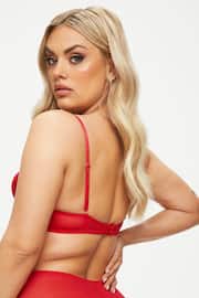 Ann Summers Red Sexy Lace Planet Non Pad Plunge Bra - Image 2 of 5