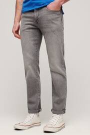 Superdry Grey Vintage Slim Straight Jeans - Image 1 of 6