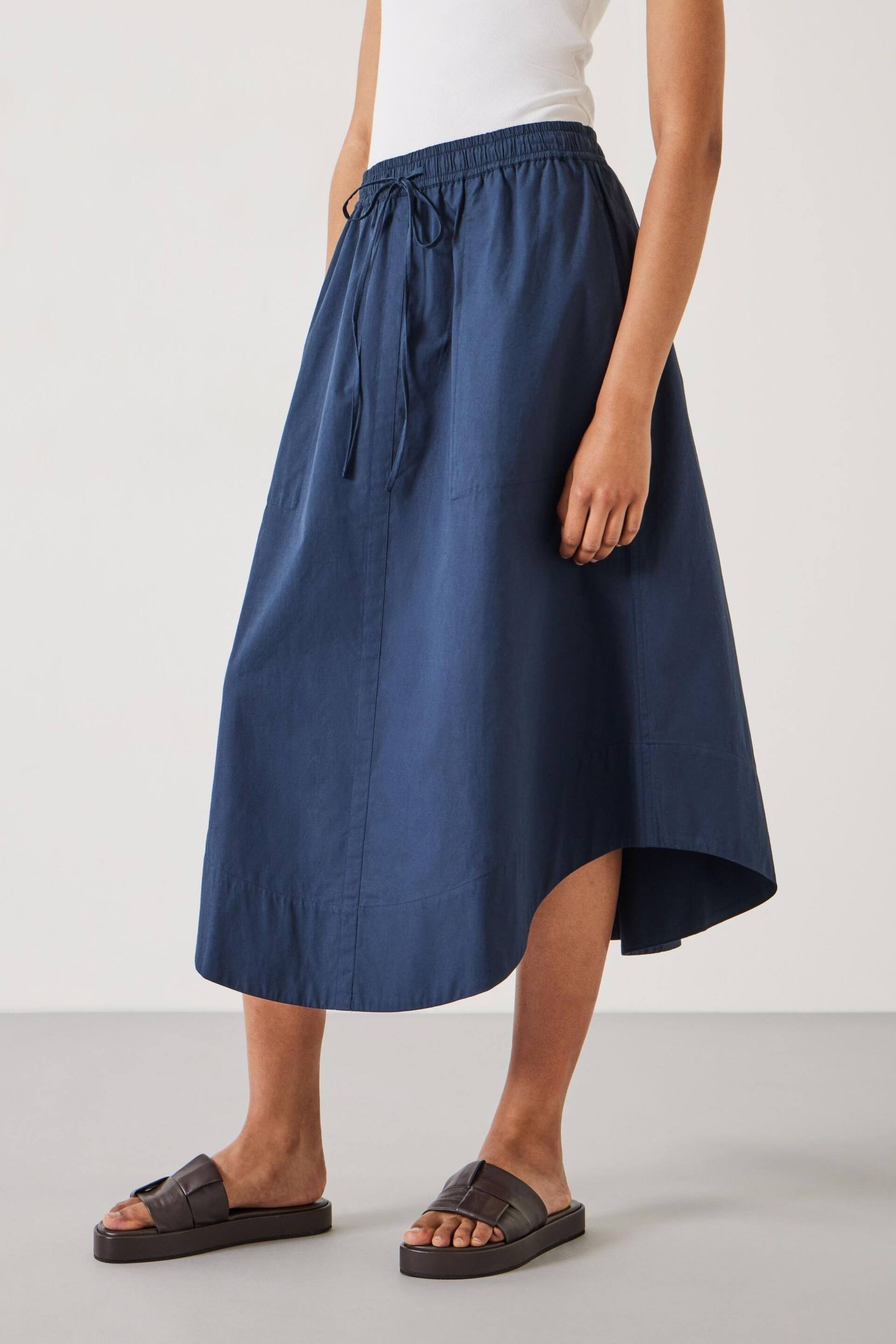 Hush Blue Kelly Curved Midi Skirts - Image 2 of 5