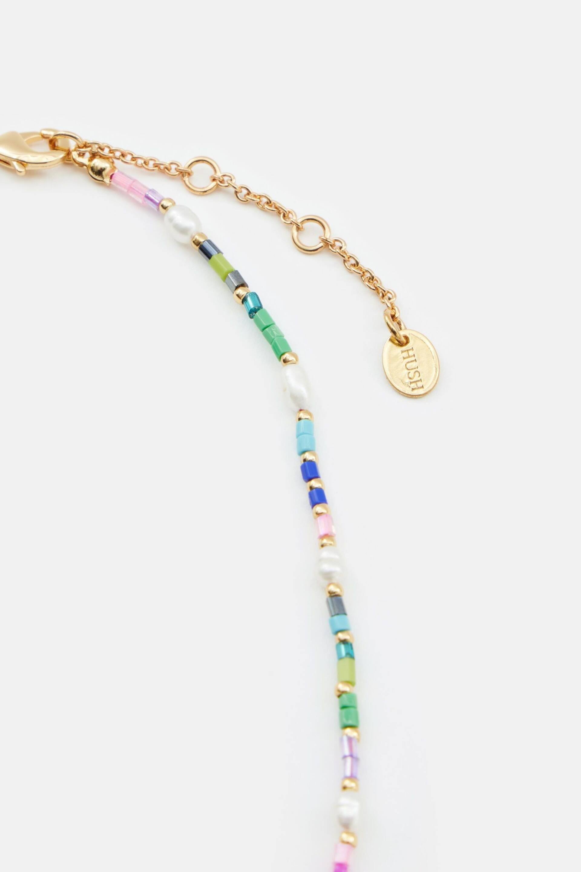 Hush Gold Tone Maura Glass Bead Necklace - Image 2 of 3