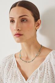 Hush Gold Tone Maura Glass Bead Necklace - Image 3 of 3