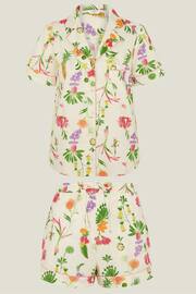 Accessorize Natural Dobby Floral Pyjama Set - Image 3 of 3
