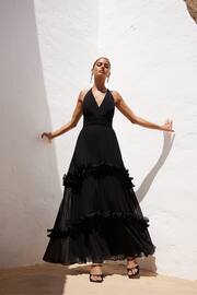 Ro&Zo Sienna Pleated Frill Maxi Dress - Image 7 of 8