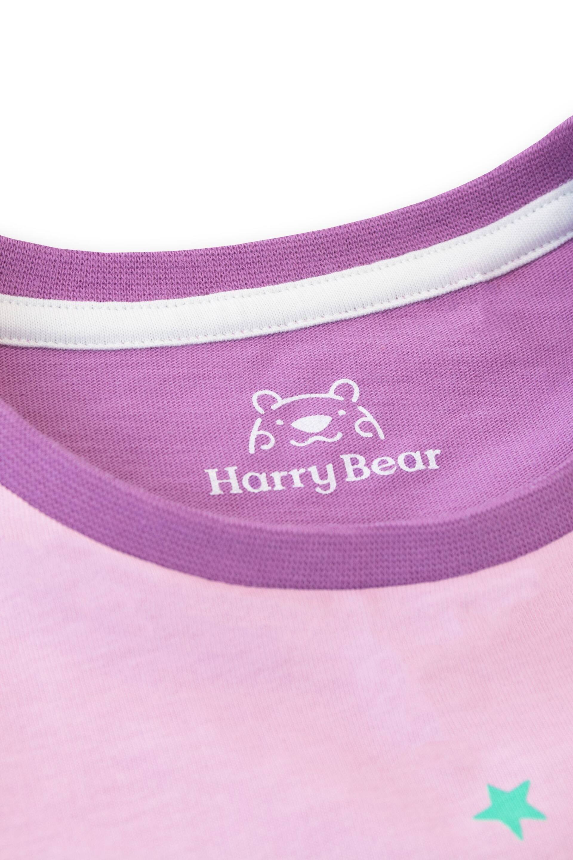 Harry Bear Purple Glitter Unicorn T-Shirt - Image 2 of 4