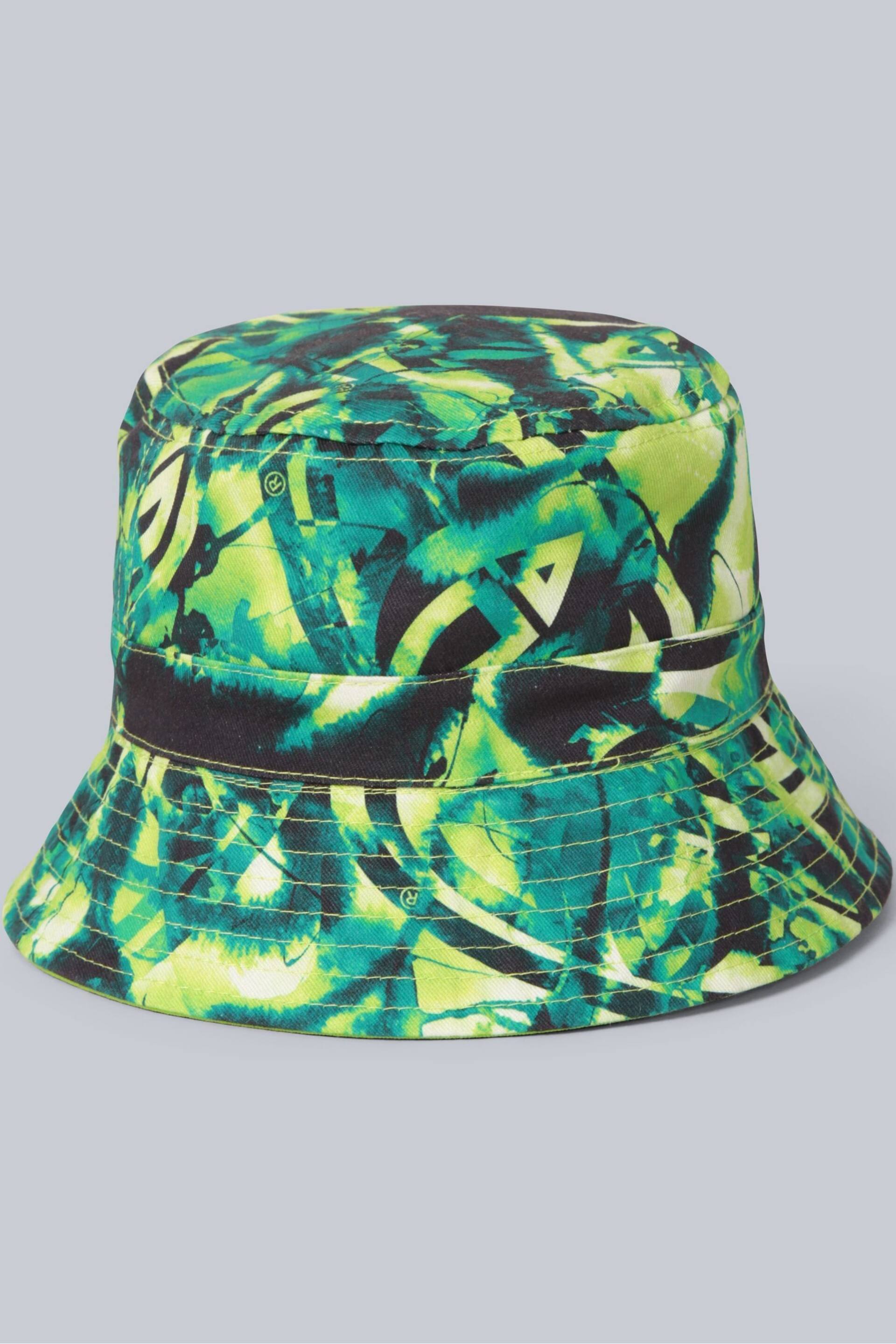 Animal Kids Bright Green Reversible Bucket Hat - Image 6 of 9