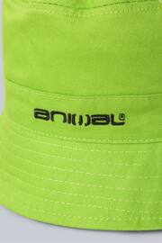 Animal Kids Bright Green Reversible Bucket Hat - Image 8 of 9