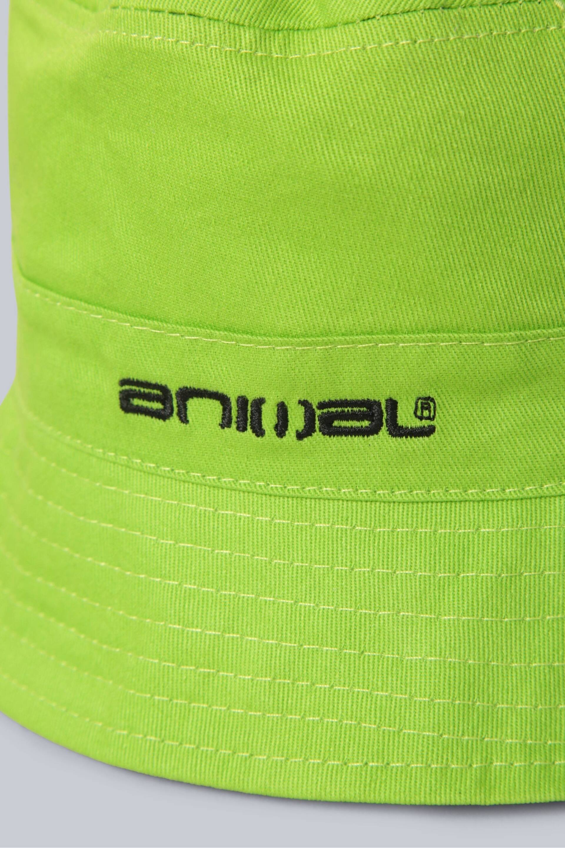 Animal Kids Bright Green Reversible Bucket Hat - Image 8 of 9