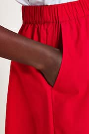 Monsoon Red Rachel Poplin Skirt - Image 3 of 6