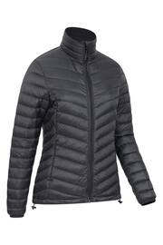 Mountain Warehouse Black Featherweight Water Resistant Down Jacket - Womens - Image 2 of 3