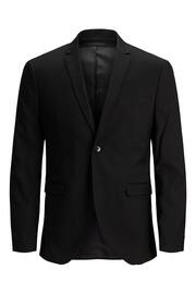 JACK & JONES Black Slim Fit One Button Suit Blazer - Image 4 of 4