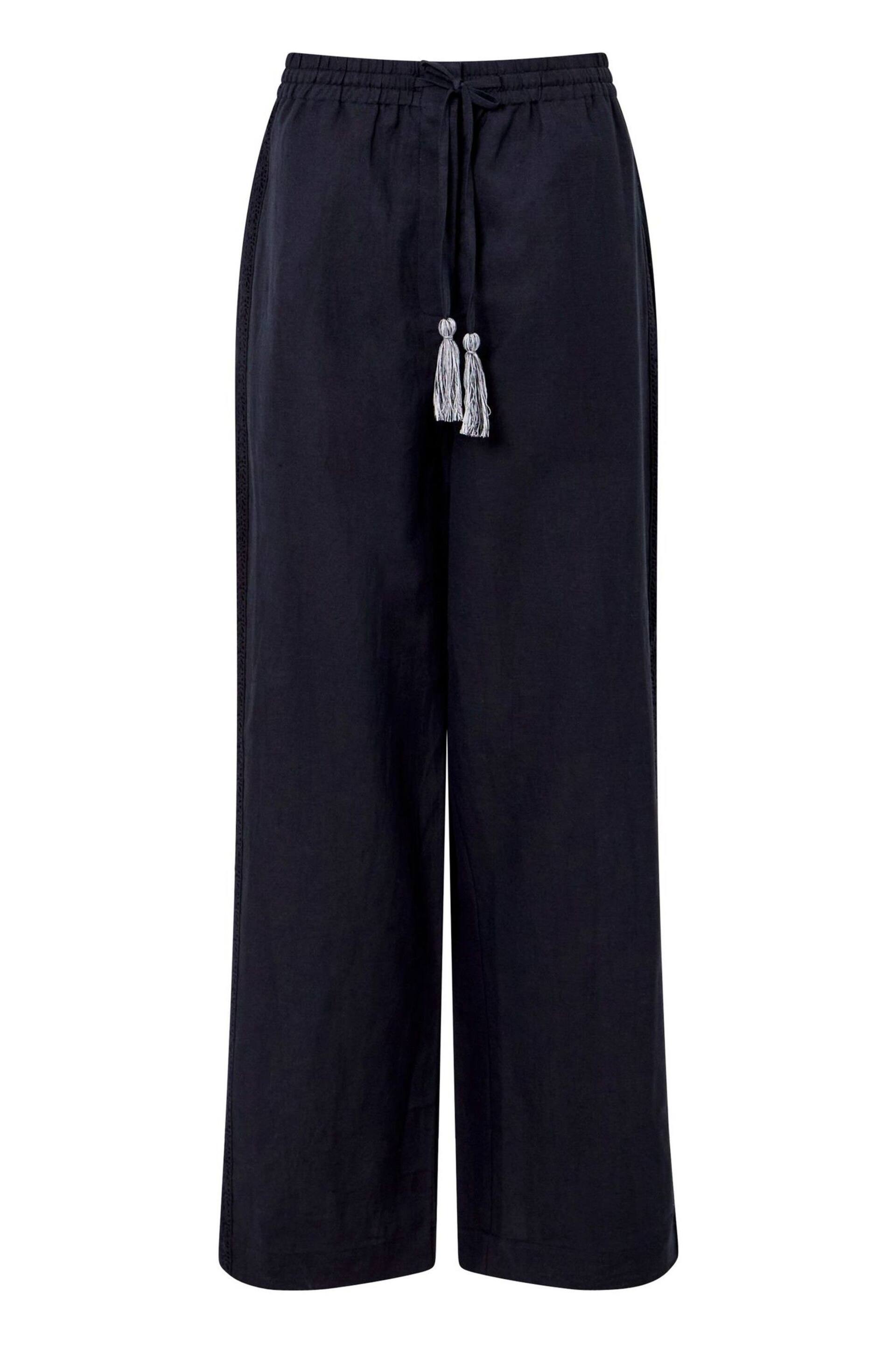 Great Plains Black Spring Drawstring Trouser - Image 4 of 4