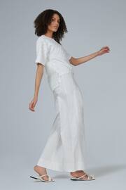 leem Cream Pleated Top - Image 3 of 5