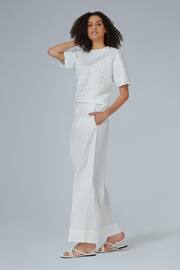 leem Cream Pleated Top - Image 4 of 5