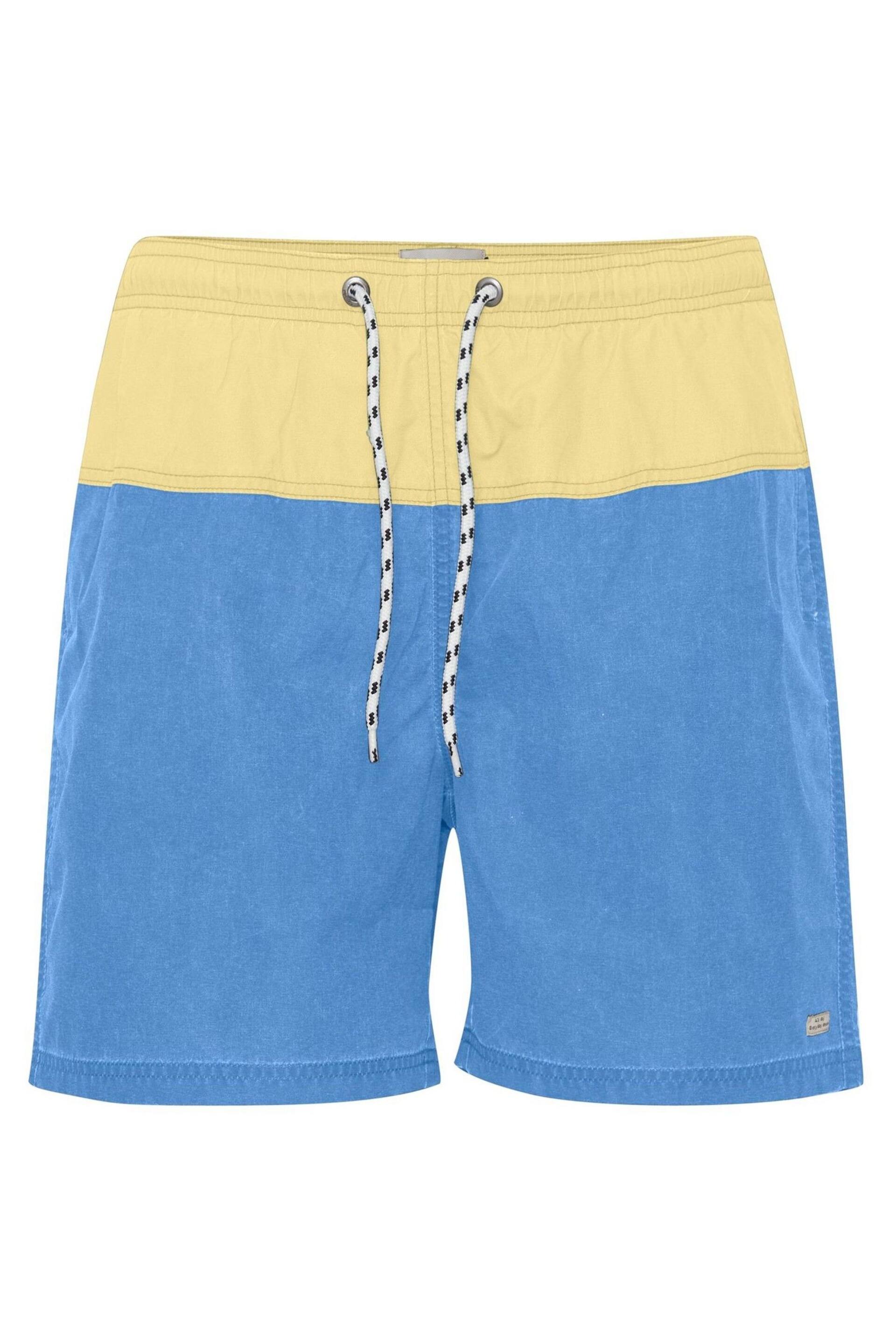 Blend Blue Retro 2 Colour Swimming Shorts - Image 4 of 4