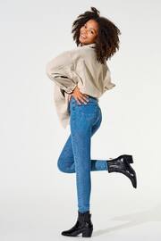 ONLY Blue Power Push Up Extra Skinny Jeans - Image 1 of 6