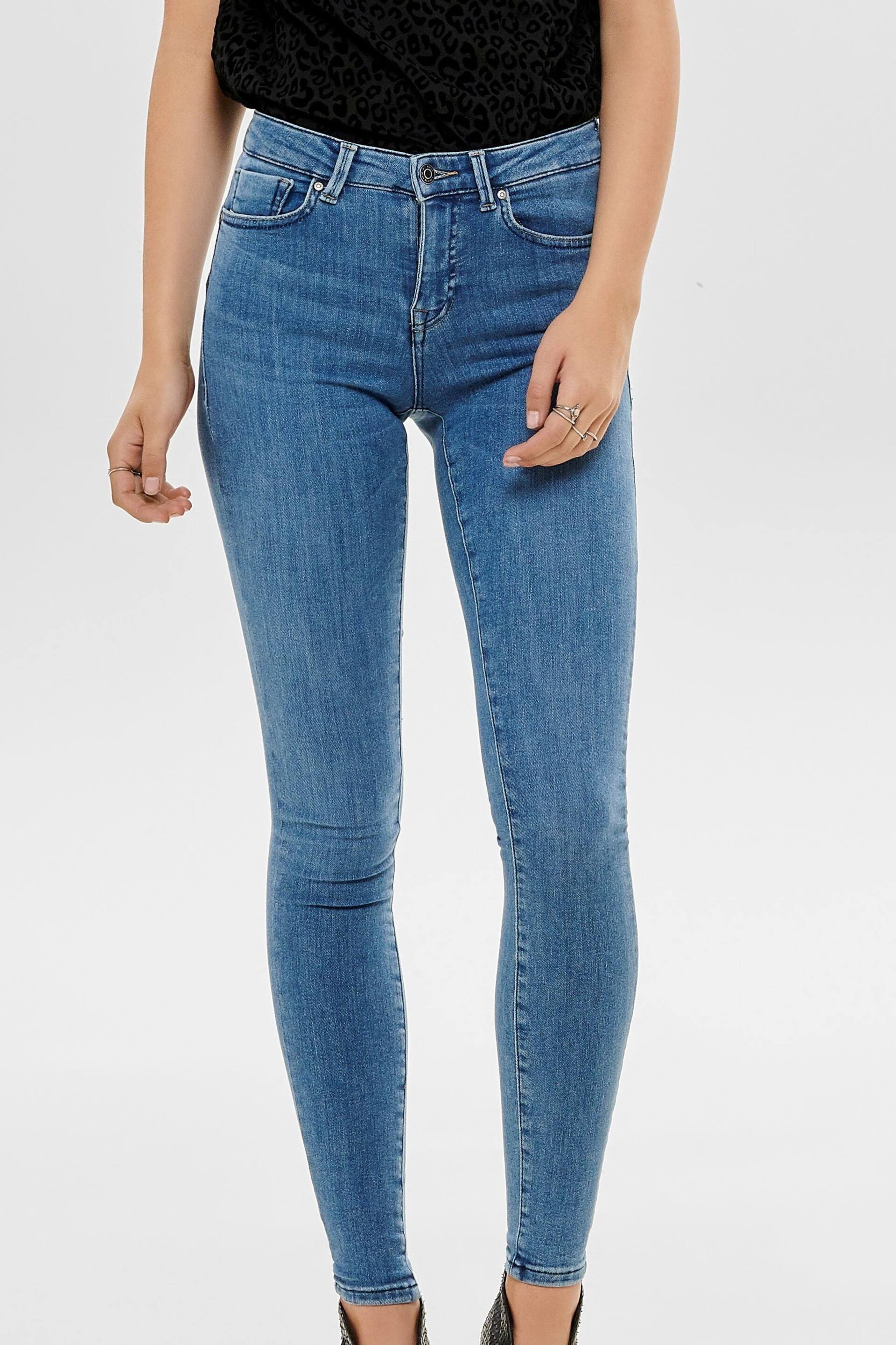 ONLY Blue Power Push Up Extra Skinny Jeans - Image 2 of 6