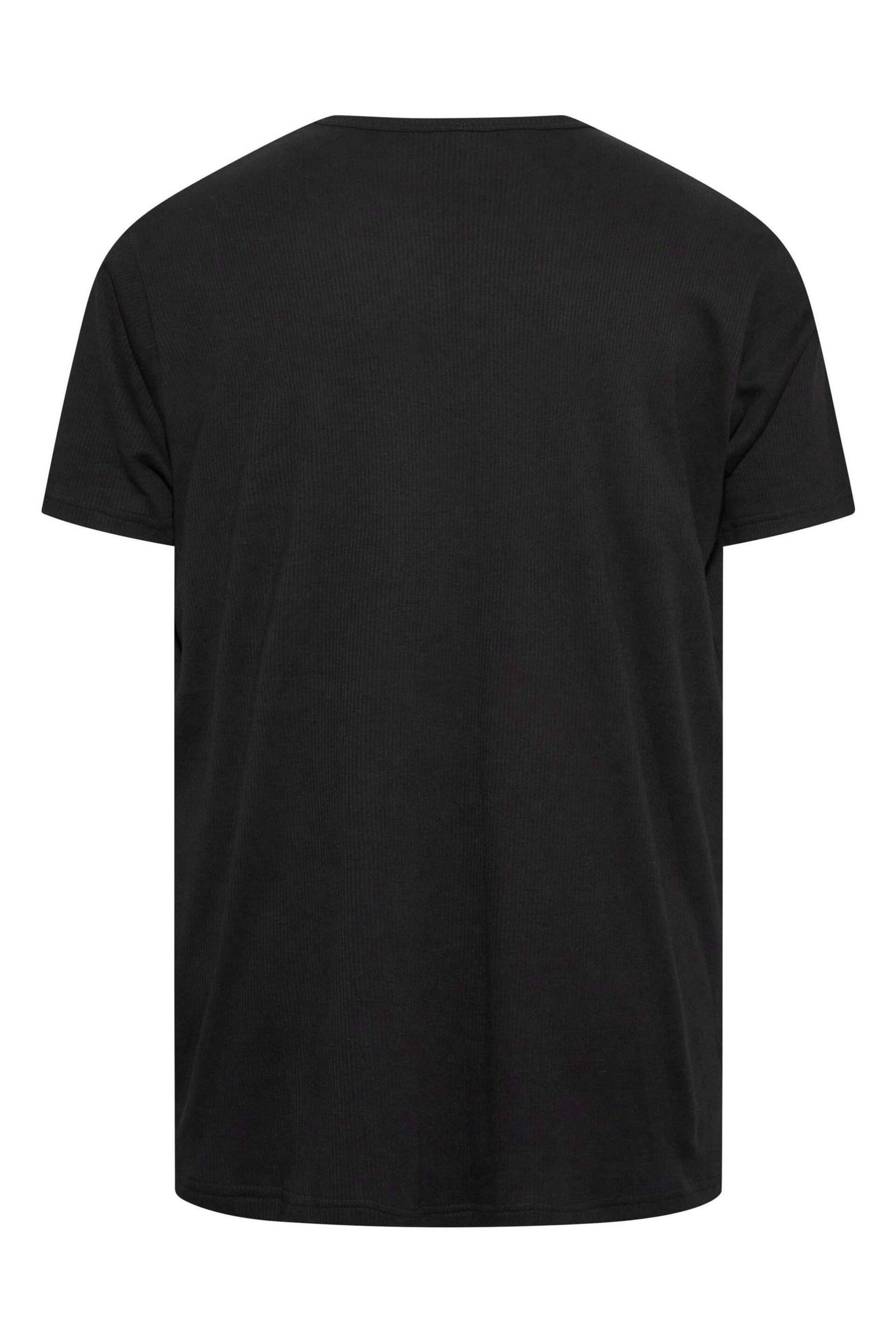 BadRhino Big & Tall Black 2 Pack Thermal T-Shirts - Image 4 of 4