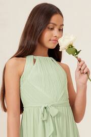 Lipsy Sage Green Cut Out Midi Occasion Dress -Teen - Image 4 of 4