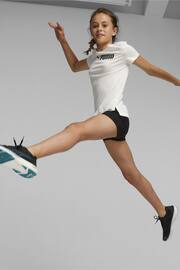 Puma White FIT Youth T-Shirt - Image 3 of 5