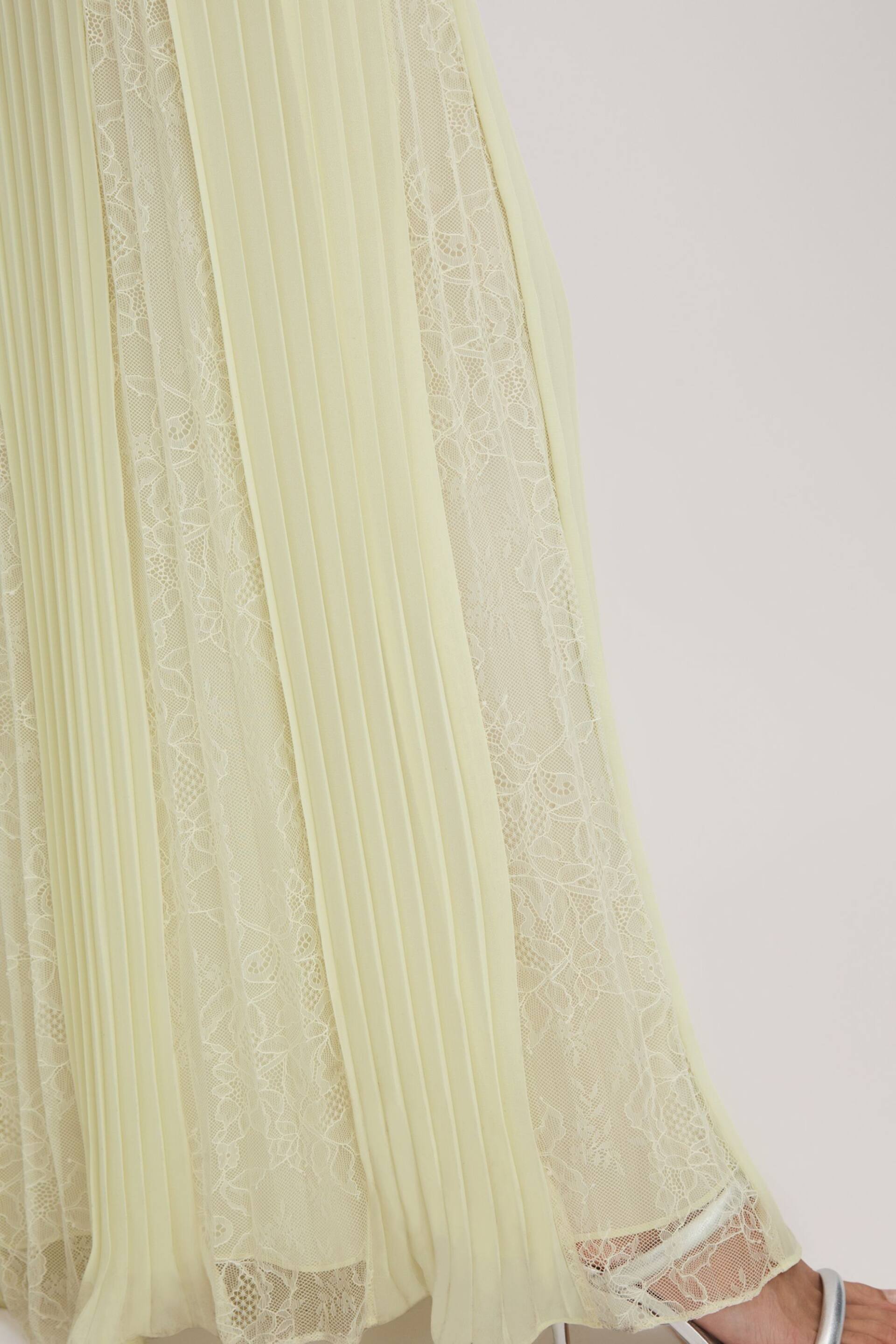 Florere Lace Pleated Maxi Dress - Image 4 of 5