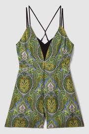 Florere Printed Dual Strap Playsuit - Image 2 of 6