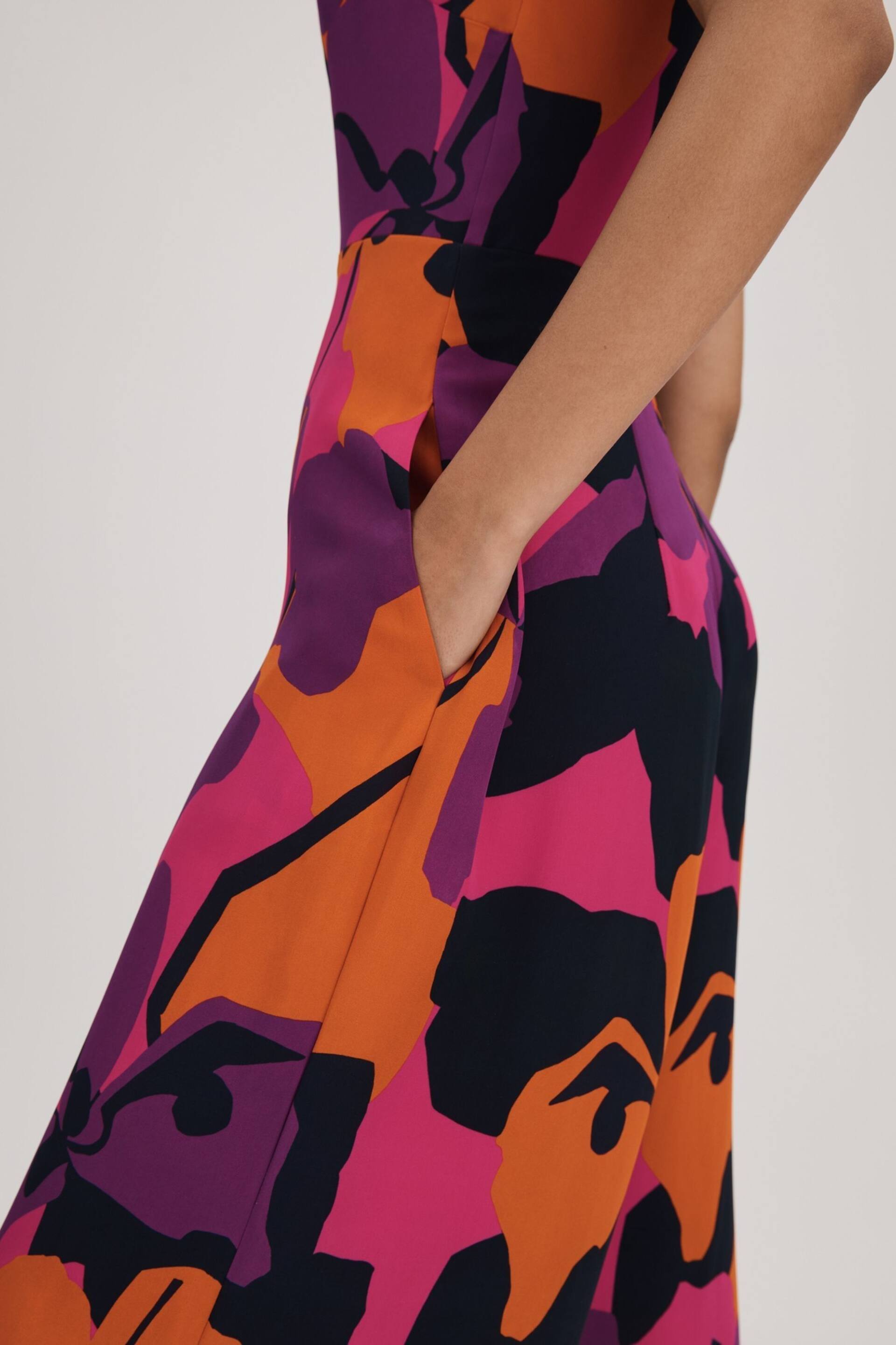 Florere Printed Wide Leg Jumpsuit - Image 4 of 6