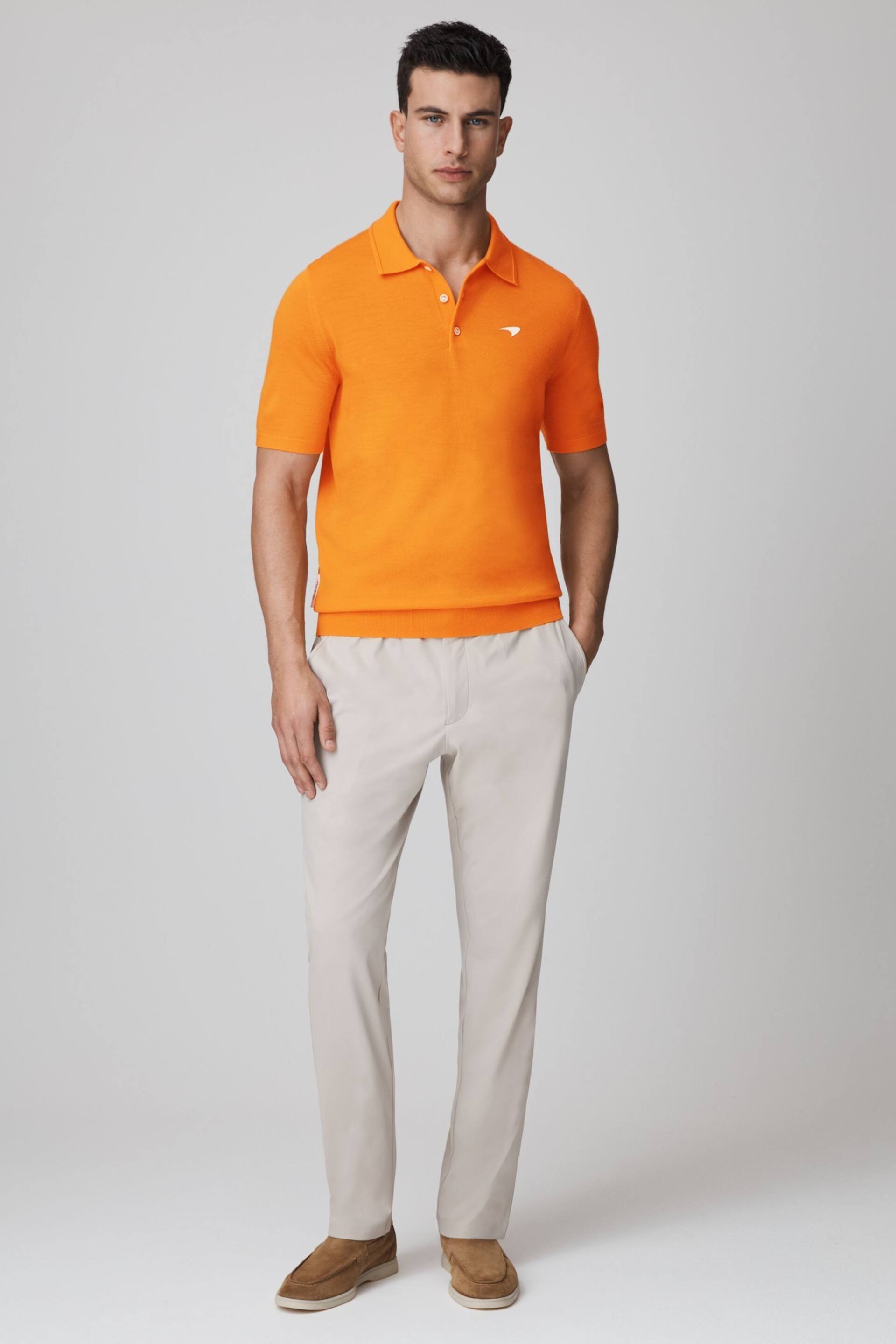 McLaren F1 Merino Wool Polo Shirt - Image 3 of 8