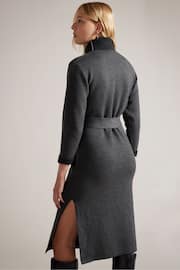 Ted Baker Grey Easy Fit Laralee Knit Dress - Image 2 of 5