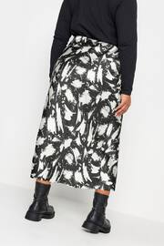 Yours Curve Black Bias Cut Skirt - Image 2 of 4