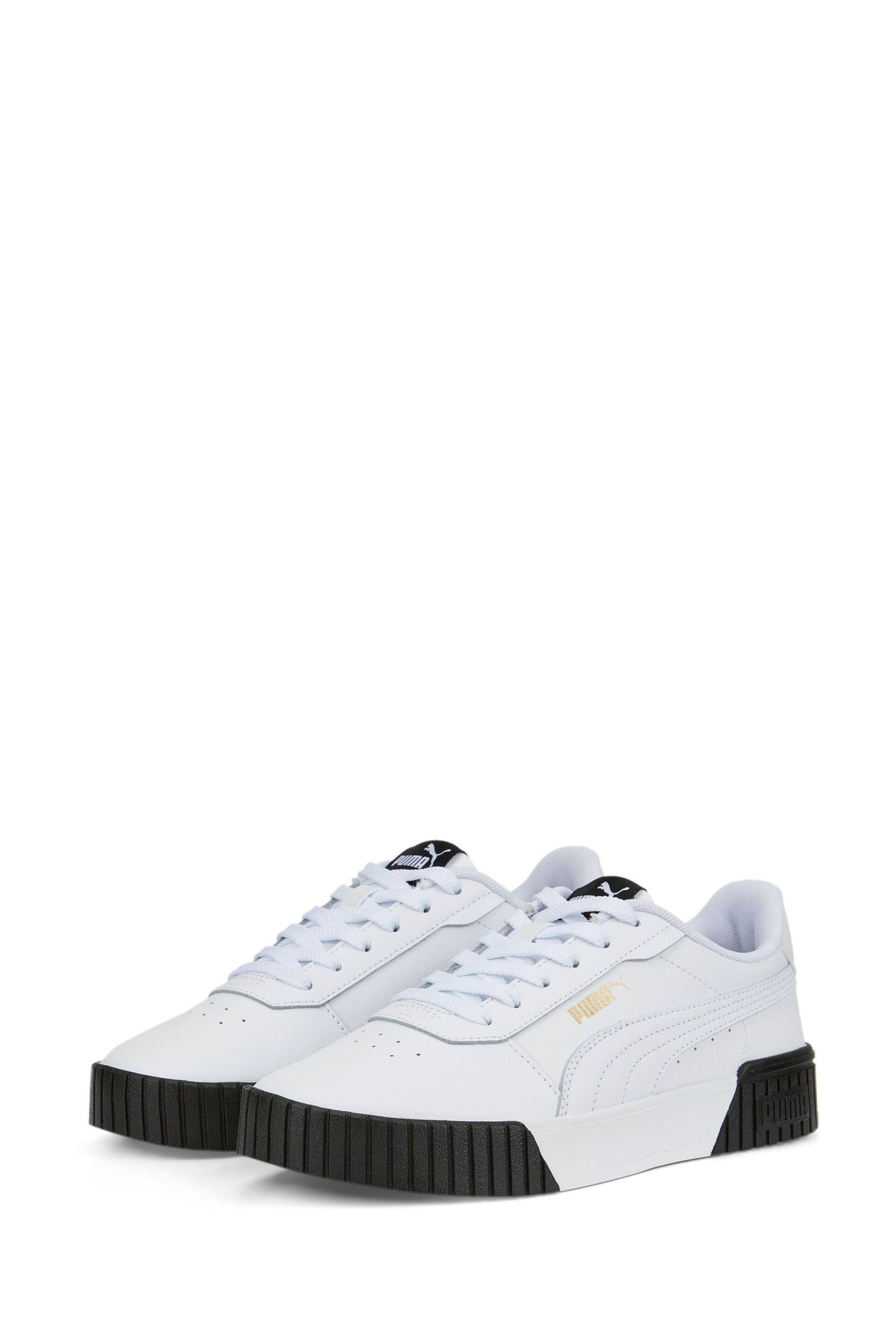 Puma White Womens Carina 2.0 Trainers - Image 2 of 4