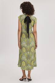 Florere Printed Tie Back Midi Dress - Image 5 of 6