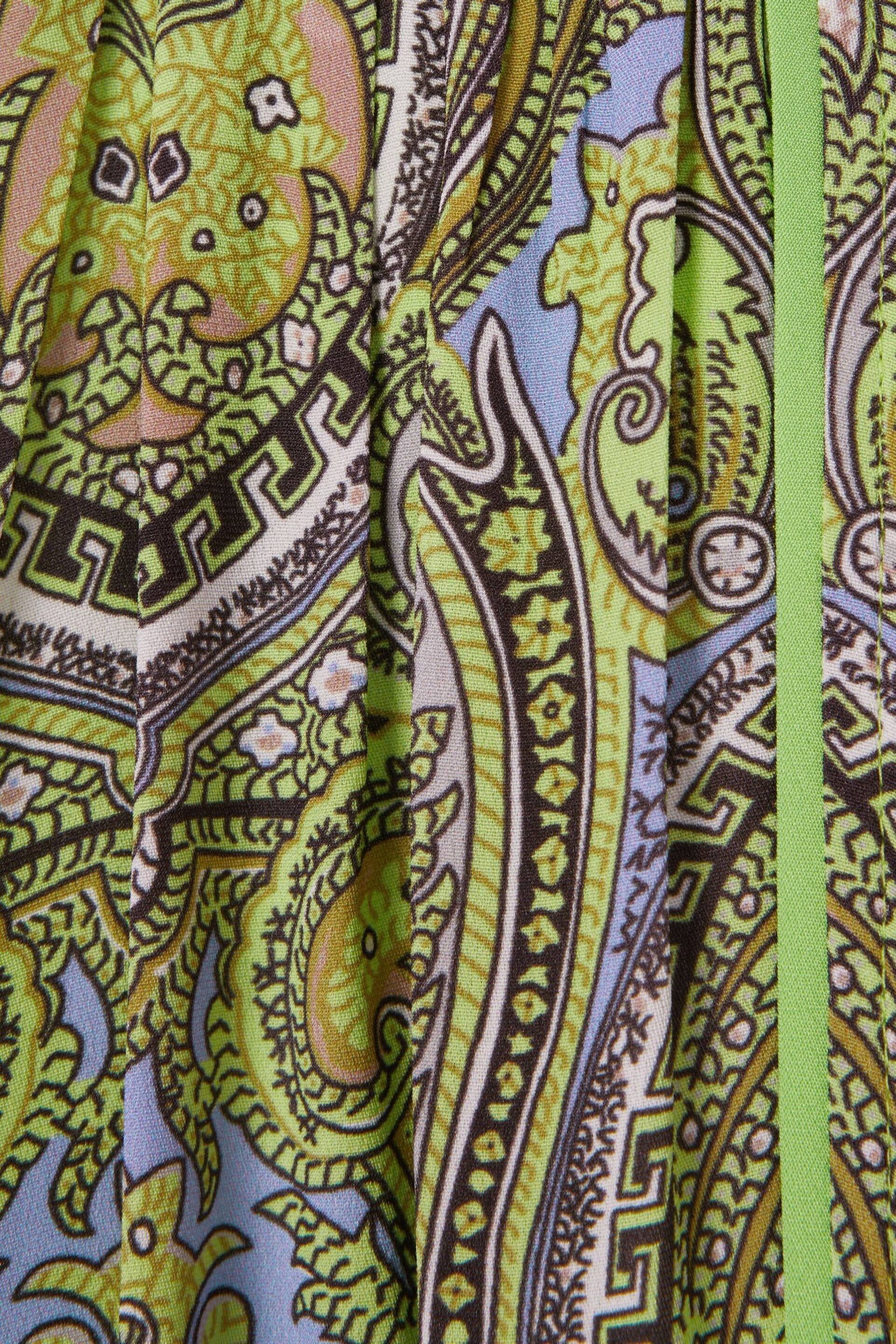 Florere Printed Tie Back Midi Dress - Image 6 of 6