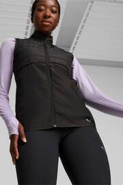 Puma Black Run Favourite Womens Running Puffer Vest - Image 1 of 7