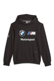 Puma Black BMW M Motorsport Youth Essentials Hoodie - Image 1 of 2