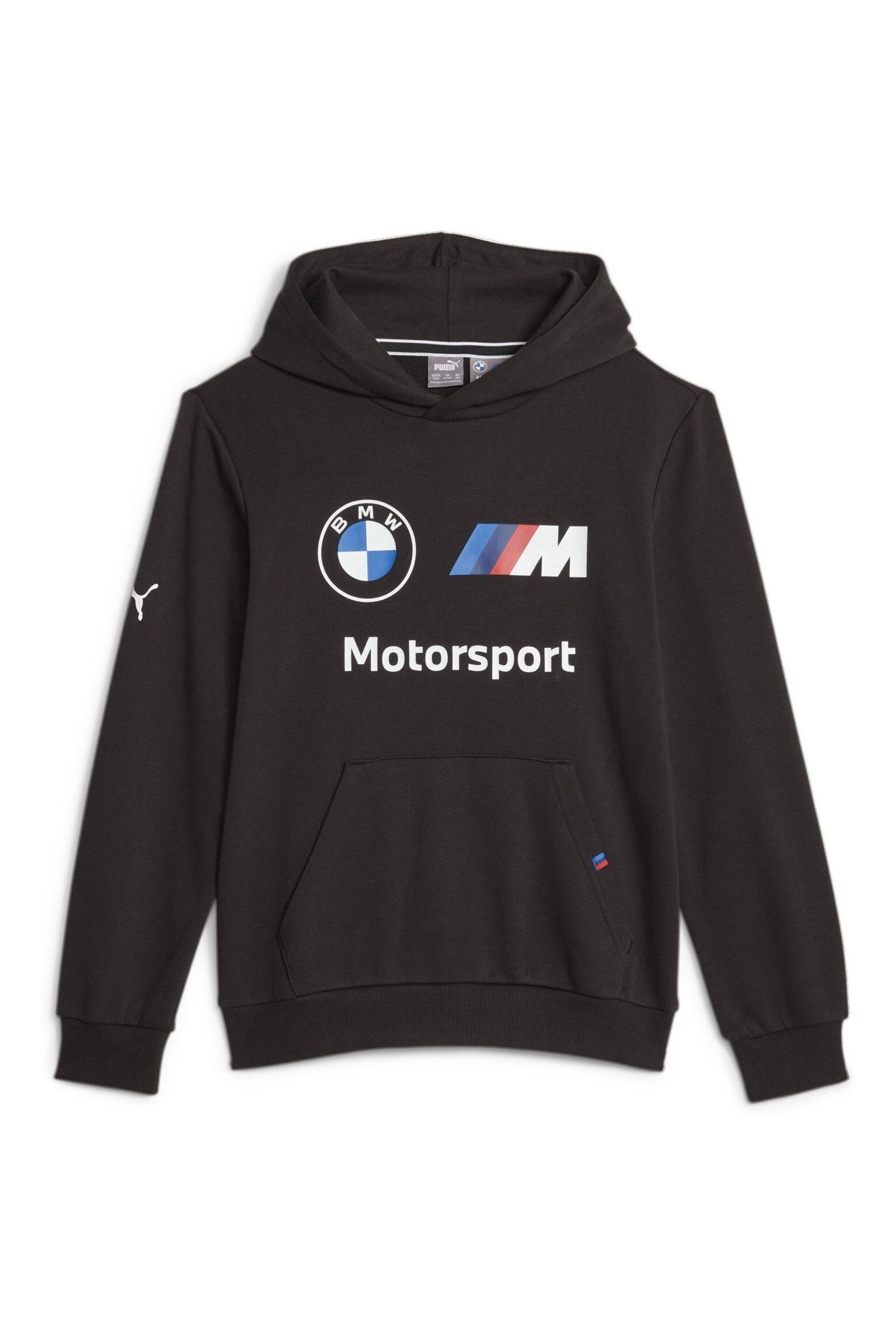 Puma Black BMW M Motorsport Youth Essentials Hoodie - Image 1 of 2