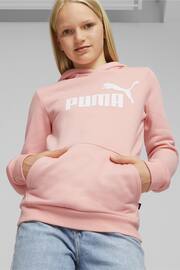 Puma Pink Essentials Logo Youth Hoodie - Image 1 of 5