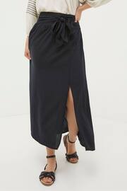 FatFace Black Sascha Midi Skirt - Image 1 of 5