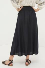 FatFace Black Sascha Midi Skirt - Image 2 of 5