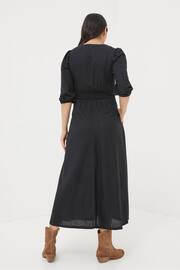 FatFace Black Rene Midi Dress - Image 3 of 7