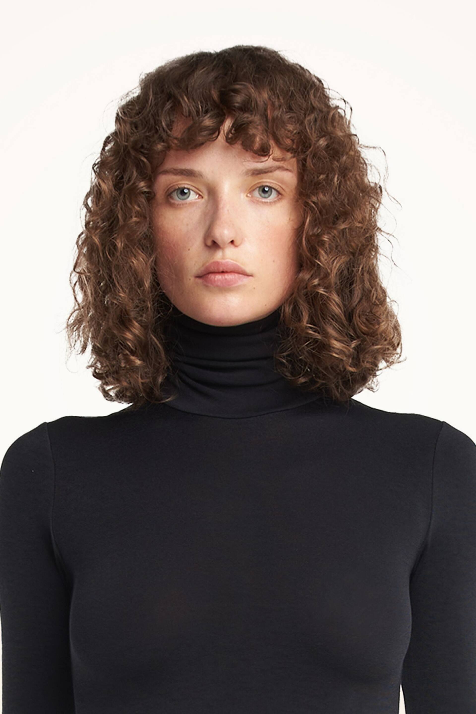 Wolford Black Colorado Rollneck String Bodysuit - Image 3 of 4