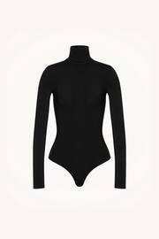 Wolford Black Colorado Rollneck String Bodysuit - Image 4 of 4