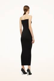 Wolford Black Fatal Bandeu Stretch Midi Dress - Image 2 of 5