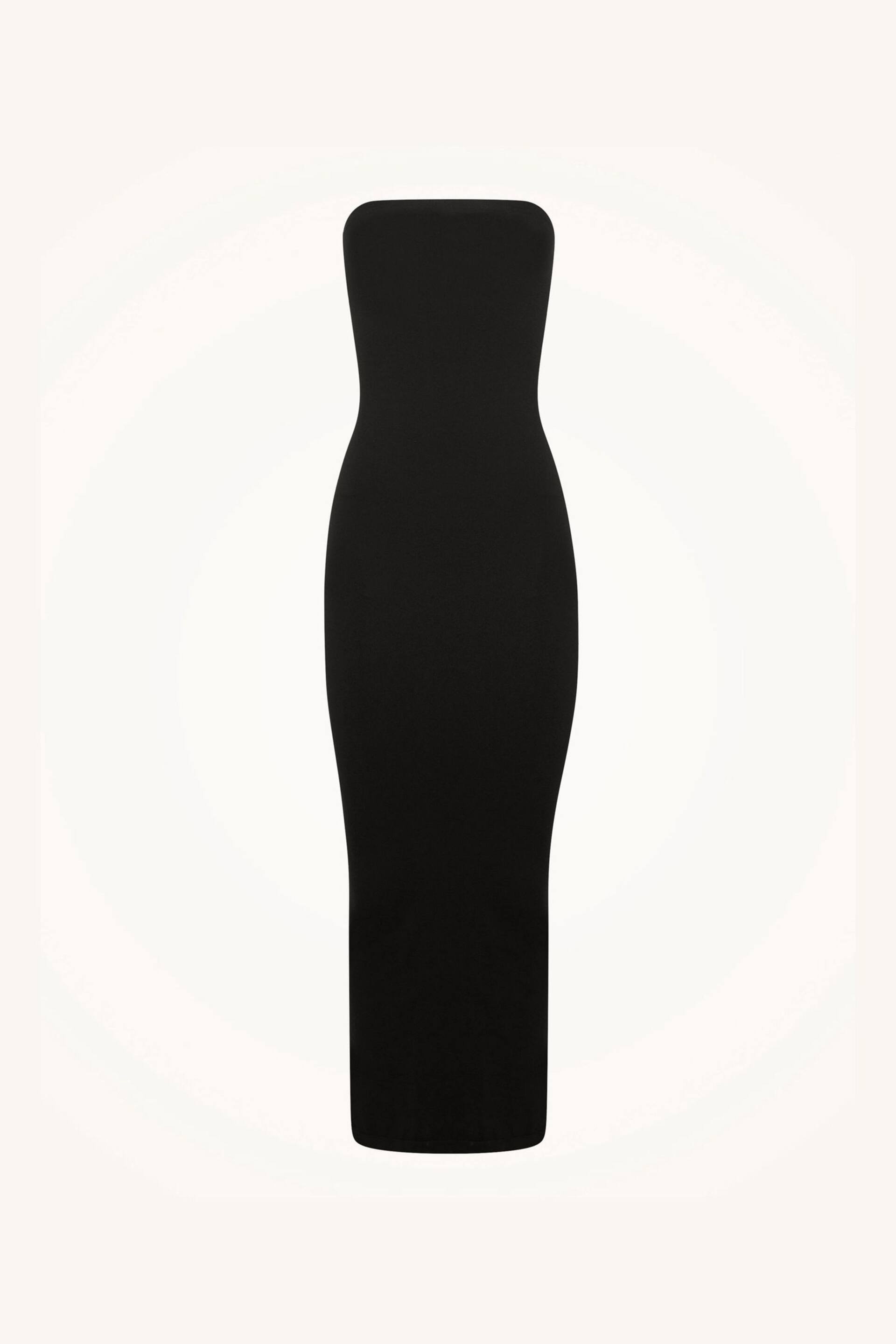 Wolford Black Fatal Bandeu Stretch Midi Dress - Image 5 of 5