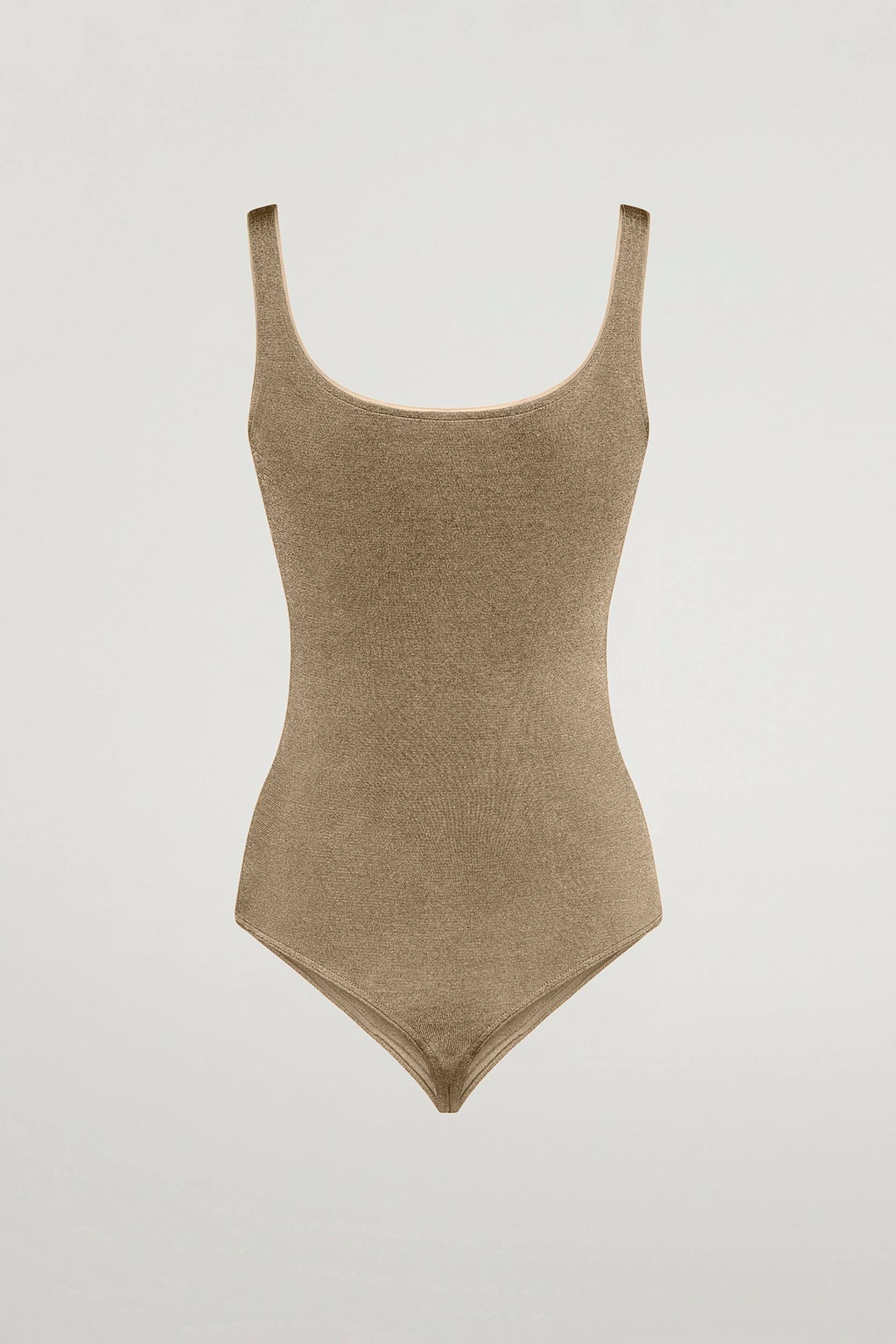 Wolford Beige Jamaika Vest String Bodysuit - Image 4 of 4