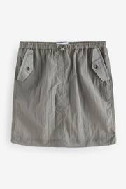 Silver Cargo Mini Skirt - Image 5 of 6
