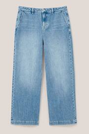 White Stuff Blue/White Wide Leg Sadie Jeans - Image 5 of 8