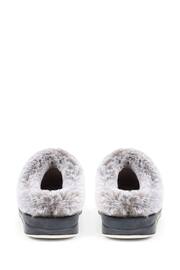 Pavers Grey Patterned Full Slippers - Image 3 of 5