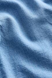 Mid Blue Short Sleeve Lightweight Denim Shirt - Image 6 of 6