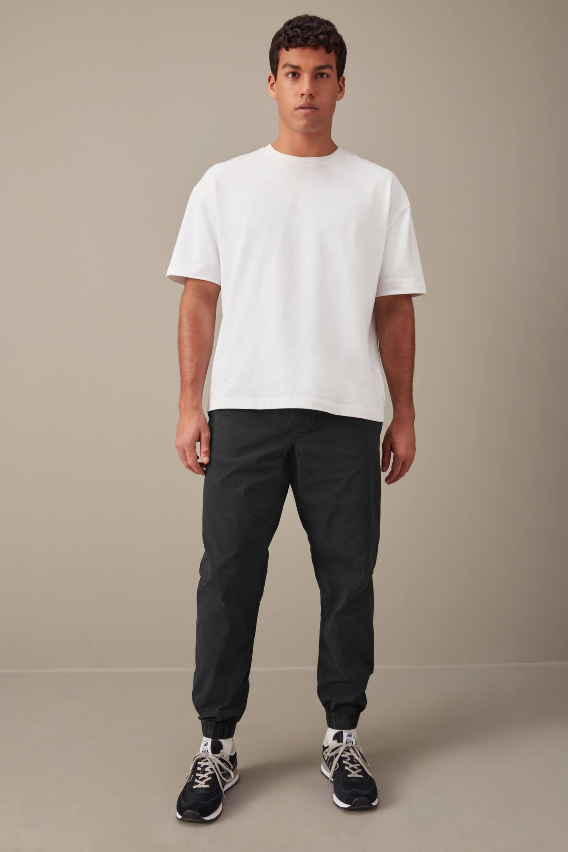 Black Stretch Utility Jogger Trousers - Image 2 of 14