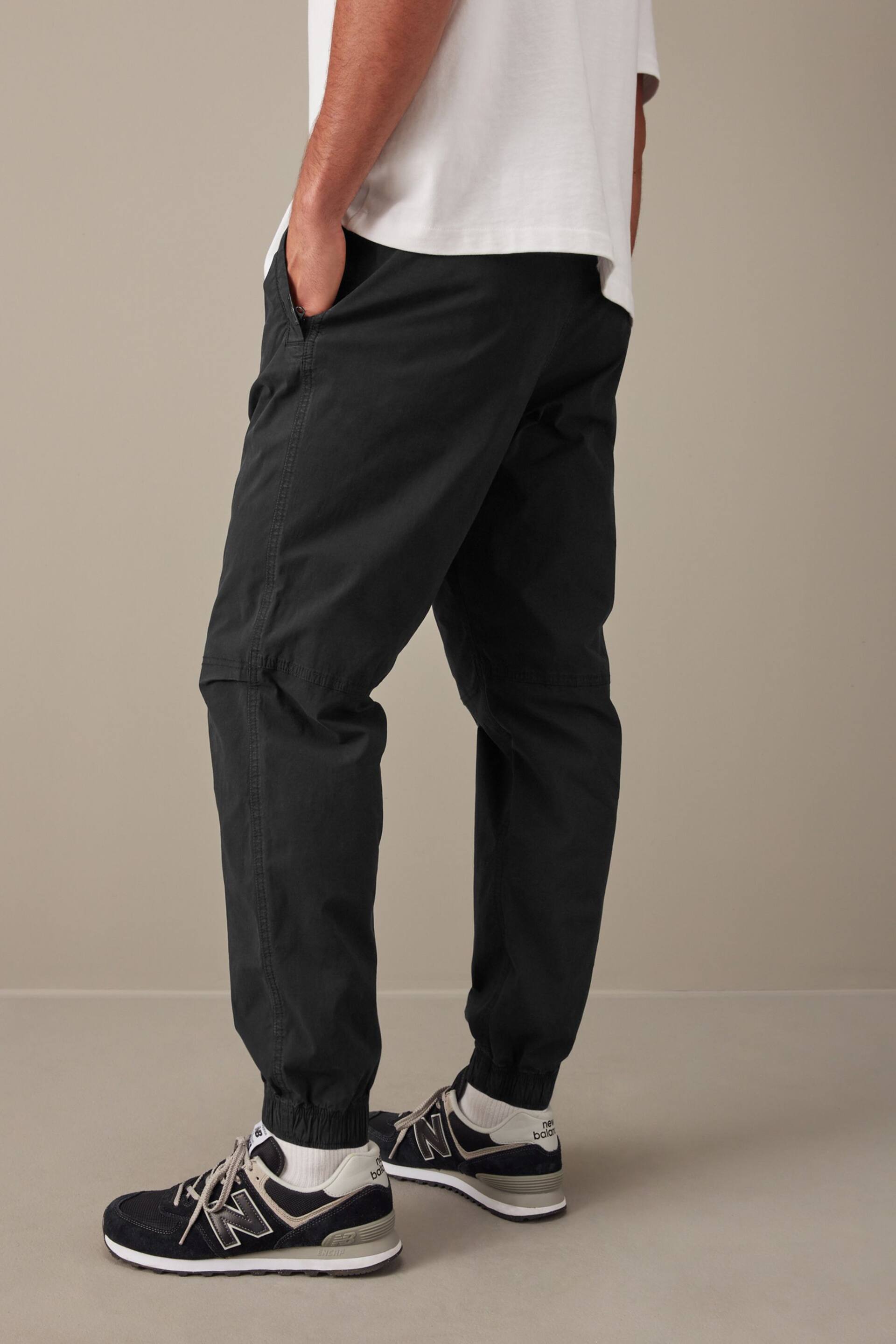 Black Stretch Utility Jogger Trousers - Image 5 of 14